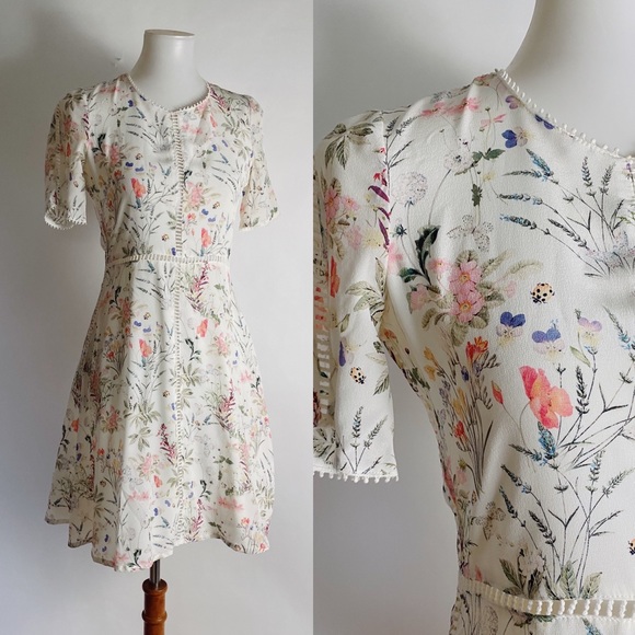 The Kooples Dresses & Skirts - NWOT THE KOOPLES  Silk Floral Dress $395 XXS